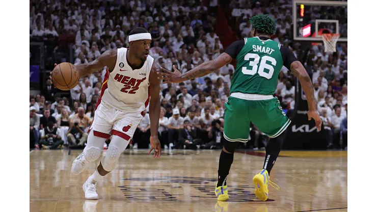 Butler terá mais uma chance de levar o Heat ao Finals. Créditos: Megan Briggs/Getty Images
