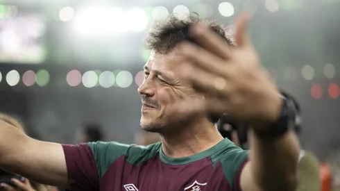Fernando Diniz tecnico do Fluminense durante partida contra o Flamengo no estadio Maracana pelo campeonato Copa do Brasil 2023. Foto: Jorge Rodrigues/AGIF