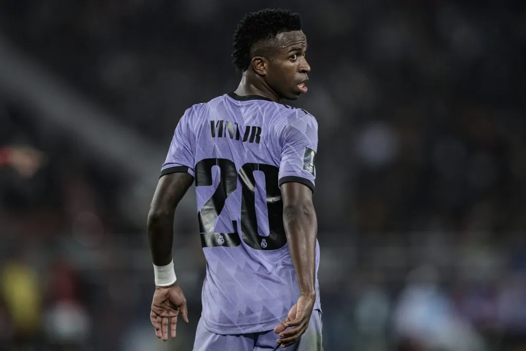 Foto: Andre Mourao/AGIF – Situação de Vini Jr preocupa família de Endrick.