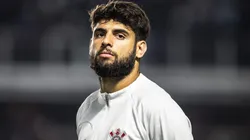 SP - SANTOS - 21/06/2023 - BRASILEIRO A 2023, SANTOS X CORINTHIANS - Yuri Alberto jogador do Corinthians durante partida contra o Santos no estadio Vila Belmiro pelo campeonato BRASILEIRO A 2023. Foto: Abner Dourado/AGIF