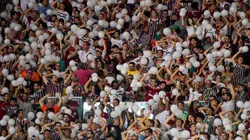 RJ - RIO DE JANEIRO - 02/05/2023 - LIBERTADORES 2023, FLUMINENSE X RIVER PLATE - Torcida do Fluminense durante partida contra River Plate no estadio Maracana pelo campeonato Libertadores 2023. Foto: Thiago Ribeiro/AGIF