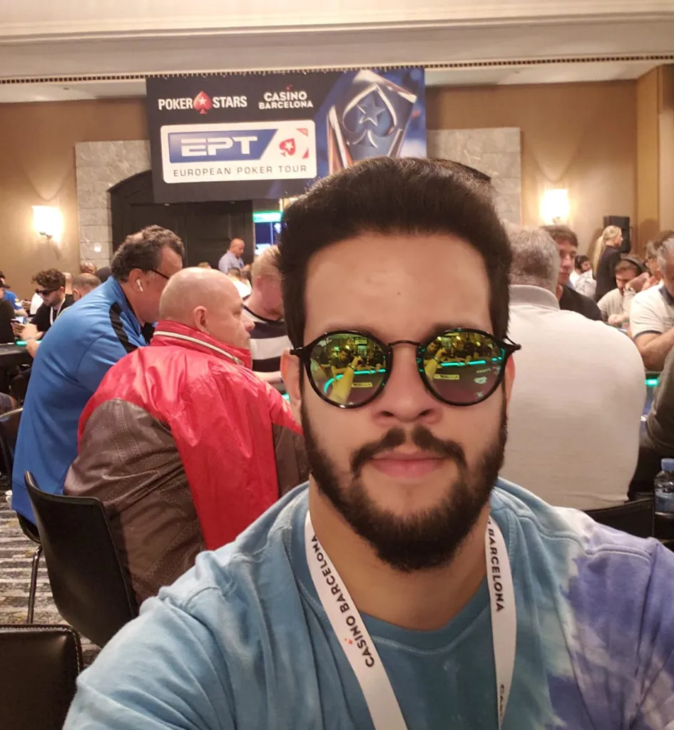 Caique Carneiro em Barcelona (Foto: Acervo Pessoal)