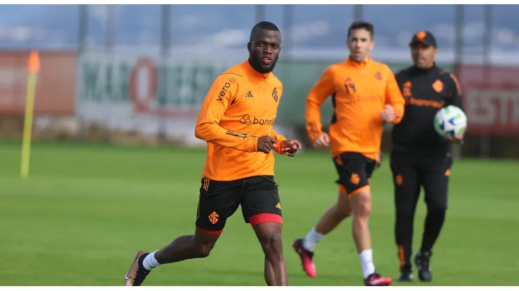 Enner Valencia em primeiro treino no Internacional