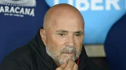 RIO DE JANEIRO, BRAZIL - JUNE 28: Jorge Sampaoli head coach of Flamengo looks on during the Copa CONMEBOL Libertadores 2023 group A match between Flamengo and Aucas at Maracana Stadium on June 28, 2023 in Rio de Janeiro, Brazil. (Photo by Dhavid Normando/Getty Images)