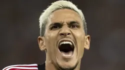 RJ - RIO DE JANEIRO - 28/06/2023 - LIBERTADORES 2023, FLAMENGO X AUCAS - Pedro jogador do Flamengo comemora seu gol durante partida contra o Aucas no estadio Maracana pelo campeonato Libertadores 2023. Foto: Jorge Rodrigues/AGIF