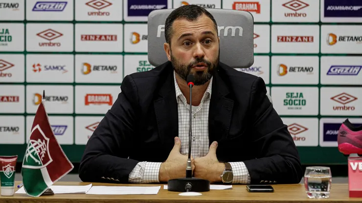 FOTO: LUCAS MERÇON/FLUMINENSE F.C./DIVULGAÇÃO - Presidente Mário Bittencourt: Flu está em busca de reforço