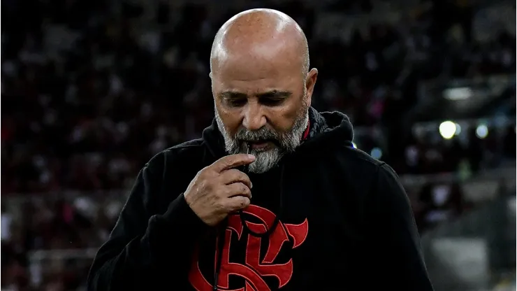 RJ - RIO DE JANEIRO - 11/06/2023 - BRASILEIRO A 2023, FLAMENGO X GREMIO - Jorge Sampaoli tecnico do Flamengo durante partida contra o Gremio no estadio Maracana pelo campeonato BRASILEIRO A 2023. Foto: Thiago Ribeiro/AGIF