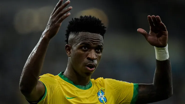 RJ - Rio de Janeiro - 24/03/2022 - ELIMINATORIAS COPA DO MUNDO 2022, BRASIL X CHILE - Vini Jr. jogador do Brasil durante partida contra o Chile no estadio Maracana pelo campeonato Eliminatorias Copa do Mundo 2022. Foto: Thiago Ribeiro/AGIF