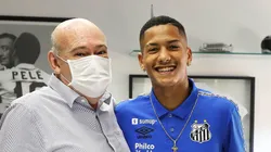 Foto: Pedro Ernesto Guerra Azevedo/Santos FC - Andrés Rueda, presidente do Santos, encaminhou a venda de Ângelo ao Chelsa