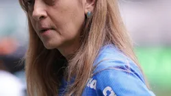 SP - SAO PAULO - 15/04/2023 - BRASILEIRO A 2023, PALMEIRAS X CUIABA - Leila Pereira presidente do Palmeiras durante partida contra o Cuiaba no estadio Arena Allianz Parque pelo campeonato BRASILEIRO A 2023. Foto: Ettore Chiereguini/AGIF