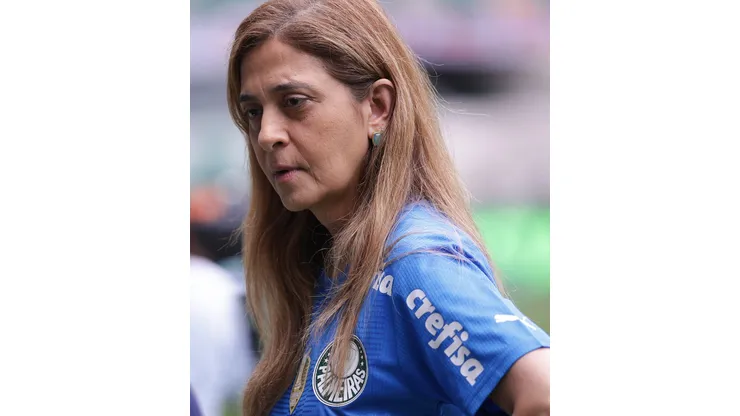 SP - SAO PAULO - 15/04/2023 - BRASILEIRO A 2023, PALMEIRAS X CUIABA - Leila Pereira presidente do Palmeiras durante partida contra o Cuiaba no estadio Arena Allianz Parque pelo campeonato BRASILEIRO A 2023. Foto: Ettore Chiereguini/AGIF