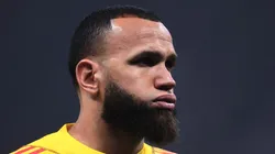 Everson, goleiro do Atlético-MG, durante partida contra o Corinthians na Arena Corinthians pela Copa do Brasil 2023. Foto: Ettore Chiereguini/AGIF