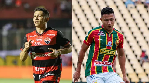 Vitória - Foto: Renan Oliveira/AGIF // Sampaio Corrêa - Foto: Thiago Limas/AGIF