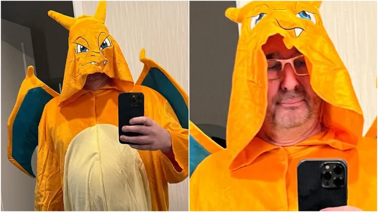 Phil Hellmuth jogou o torneio de duplas fantasiado (Fotos: Reprodução Instagram oficial Phil Hellmuth @philhellmuthpositivity)