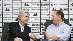 Foto: Vítor Silva/Botafogo - John Textor conversou com Luís Castro