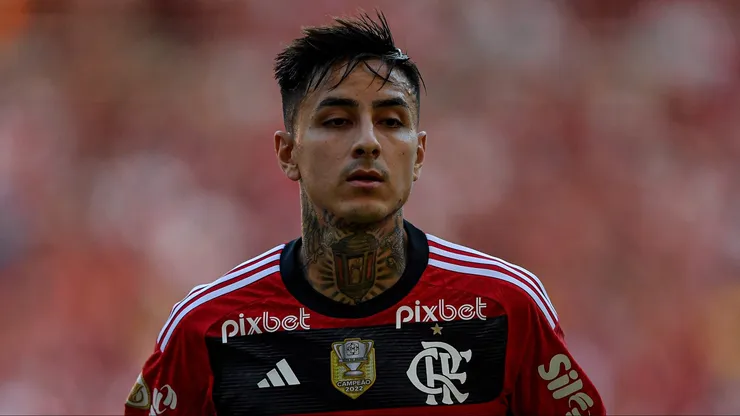 RJ - RIO DE JANEIRO - 21/05/2023 - BRASILEIRO A 2023, FLAMENGO X CORINTHIANS - Erick Pulgar jogador do Flamengo durante partida contra o Corinthians no estadio Maracana pelo campeonato BRASILEIRO A 2023. Foto: Thiago Ribeiro/AGIF