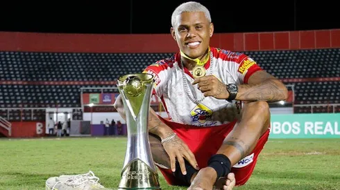 Foto: Reprodução América -RN - Iago Silva, atacante recém contratado do Cobra Coral