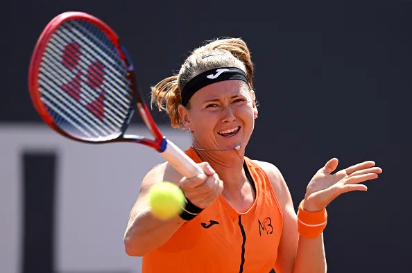 Bouzkova venceu Coco Gauff em Roma. Créditos: Justin Setterfield/Getty Images