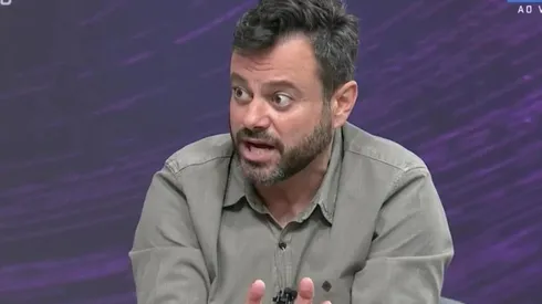 Foto: Reprodução/SporTV - Eric Faria defendeu Abel de críticas por não cumprimento a Luís Castro em Palmeiras x Botafogo