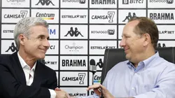 Foto: Flickr Oficial Botafogo FR/Vítor Silva - Luís Castro e John Textor