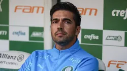 SAO PAULO, BRAZIL - JUNE 05: Abel Ferreira, head coach of Palmeiras looks on during a match between Palmeiras and Atletico Mineiro as part of Brasileirao Series A 2022 at Allianz Parque on June 05, 2022 in Sao Paulo, Brazil. (Photo by Alexandre Schneider/Getty Images)