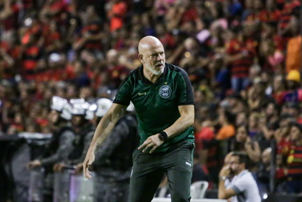 Foto: Rafael Vieira/AGIF – Antonio Carlos Zago, tecnico do Coritiba