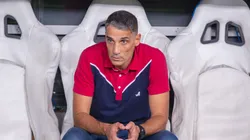 Vojvoda, técnico do Fortaleza, durante partida contra o Atletico-MG na Arena Castelao pelo Brasileirão A 2023. Foto: Lucas Emanuel/AGIF
