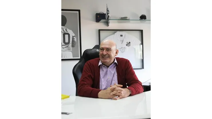 Ivan Storti/ Santos FC - Presidente é questionado pelos torcedores da equipe paulista