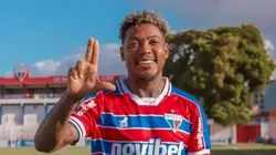 Foto: Mateus Lotif/FEC - Marinho, novo atacante do Fortaleza