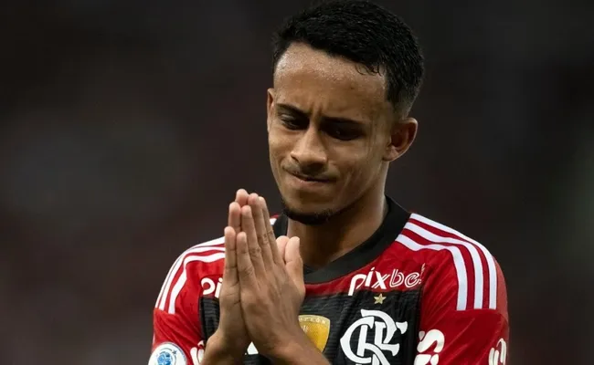 Matheus Gonçalves segue escanteado no Flamengo de Sampaoli. Foto: Jorge Rodrigues/AGIF