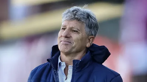 Renato Portaluppi, tecnico do Grêmio, durante partida contra o Caxias no estadio Centenario pelo campeonato Gaucho 2023. Foto: Pedro H. Tesch/AGIF