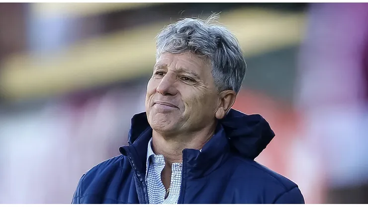Renato Portaluppi, tecnico do Grêmio, durante partida contra o Caxias no estadio Centenario pelo campeonato Gaucho 2023. Foto: Pedro H. Tesch/AGIF