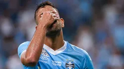 RS - Porto Alegre - 16/03/2023 - COPA DO BRASIL 2023, GREMIO X FERROVIARIO - Pepe jogador do Gremio lamenta chance perdida durante partida contra o Ferroviario no estadio Arena do Gremio pelo campeonato Copa do Brasil 2023.