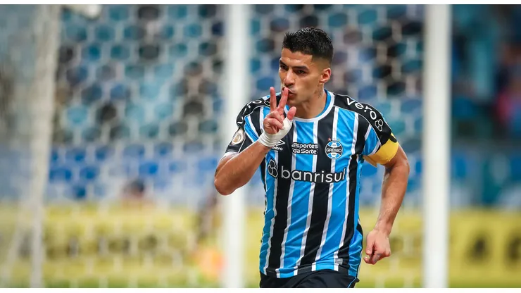 Lance da partida entre Gremio e AMERICA-MG disputada na noite desta quinta-feira na Arena do Gremio, em partida valida pela Campeonato Brasileiro 2023. Foto: Foto - Reprodução Flockr Grêmio/Lucas Uebel
