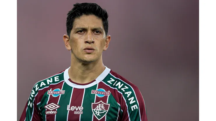 RJ - RIO DE JANEIRO - 01/06/2023 - COPA DO BRASIL 2023, FLAMENGO X FLUMINENSE - German Cano jogador do Fluminense durante partida contra o Flamengo no estadio Maracana pelo campeonato Copa do Brasil 2023. Foto: Thiago Ribeiro/AGIF