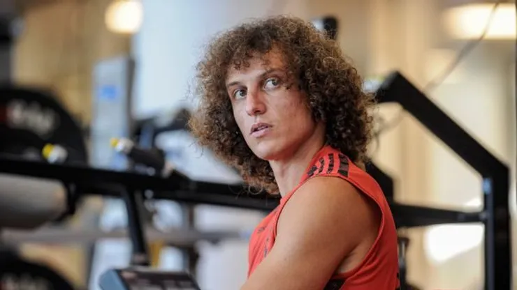 Foto: Marcelo Cortes/CRF - David Luiz foi citado pela torcida do Flamengo.