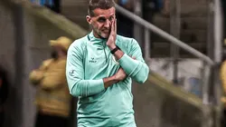 RS - PORTO ALEGRE - 22/06/2023 - BRASILEIRO A 2023, GREMIO X AMERICA-MG - Vagner Mancini tecnico do America-MG durante partida contra o Gremio no estadio Arena do Gremio pelo campeonato BRASILEIRO A 2023. Foto: Maxi Franzoi/AGIF