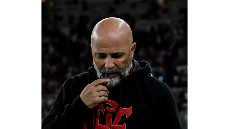 RJ - RIO DE JANEIRO - 11/06/2023 - BRASILEIRO A 2023, FLAMENGO X GREMIO - Jorge Sampaoli tecnico do Flamengo durante partida contra o Gremio no estadio Maracana pelo campeonato BRASILEIRO A 2023. Foto: Thiago Ribeiro/AGIF