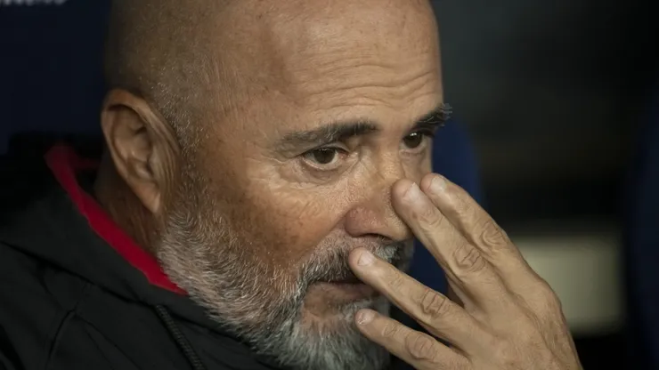 RJ - RIO DE JANEIRO - 27/05/2023 - BRASILEIRO A 2023, FLAMENGO X CRUZEIRO - Jorge Sampaoli tecnico do Flamengo durante partida contra o Cruzeiro no estadio Maracana pelo campeonato BRASILEIRO A 2023. Foto: Jorge Rodrigues/AGIF