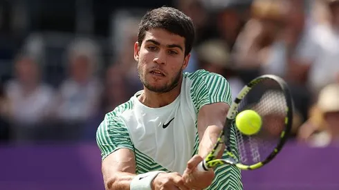 Alcaraz fez a sua melhor atuação em Queen's contra Lehecka nas oitavas