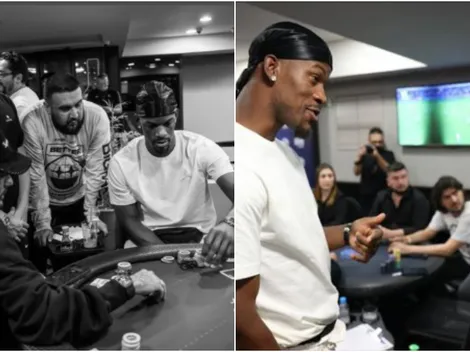 Neymar e Jimmy Butler jogaram poker em São Paulo
