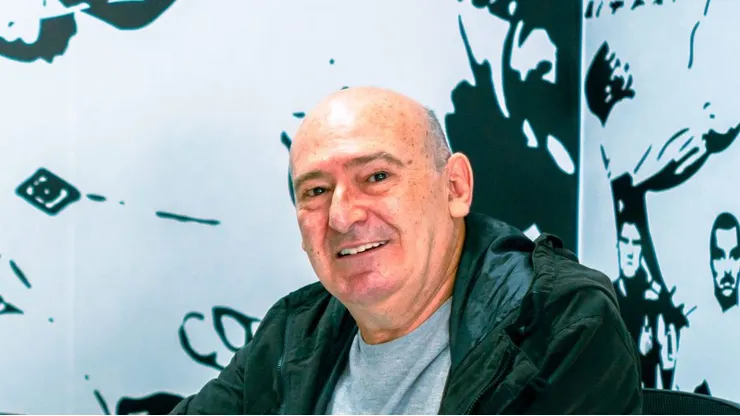 Foto: Leandro Reis/Santos FC - Andrés Rueda anuncia o novo técnico do Santos
