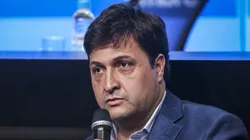 Alberto Guerra, presidente do Gremio, durante em coletiva de imprensa realizada no Arena do Gremio. Foto: Fernando Alves/AGIF