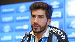 RS - FUTEBOL/ APRESENTACAO GREMIO - ESPORTES - Gremio apresenta o volante Lucas Silva como novo reforço para a temporada 2020. FOTO: LUCAS UEBEL/GREMIO FBPA