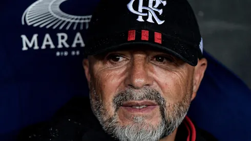 RJ - RIO DE JANEIRO - 26/04/2023 - COPA DO BRASIL 2023, FLAMENGO X MARINGA - Jorge Sampaoli tecnico do Flamengo durante partida contra o Maringa no estadio Maracana pelo campeonato Copa do Brasil 2023. Foto: Thiago Ribeiro/AGIF