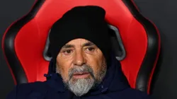 SEVILLE, SPAIN - JANUARY 21: Jorge Sampaoli, Head Coach of Sevilla FC, looks on prior to the LaLiga Santander match between Sevilla FC and Cadiz CF at Estadio Ramon Sanchez Pizjuan on January 21, 2023 in Seville, Spain. (Photo by Fran Santiago/Getty Images)