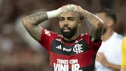 Foto: Jorge Rodrigues/AGIF - Gabi Gol, jogador do Flamengo, lamenta chance perdida durante partida contra o Cruzeiro no estadio Maracana pelo campeonato BRASILEIRO A 2023.