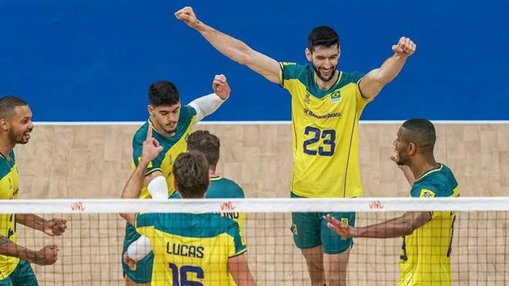Brasil sobrou contra a Bulgária na estreia da segunda etapa da VNL