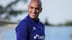 Pepa, técnico do Cruzeiro na Toca da Raposa. Foto: Flickr Oficial Cruzeiro/Gustavo Aleixo