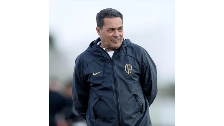 Luxemburgo, técnico do Corinthians, em foco Foto: Rodrigo Coca/ Reprodução Corinthians